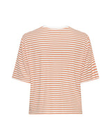 T-Shirt Jana in Weiß/Orange