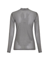 Top Janie Illenora M in Black Check