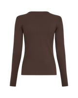 Langarmshirt Kickie Rasmia in Hot Fudge
