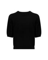Kurzarm Pullover Sefika Rachelle in Schwarz