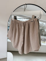 Blusenrock Musselin in Beige