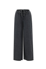 Jeans Joggpants in Schwarz