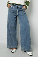 Jeans Joggpants in Blau