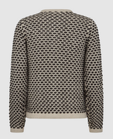 Cardigan Cotla in Moonbeam w. Black