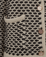 Cardigan Cotla in Moonbeam w. Black