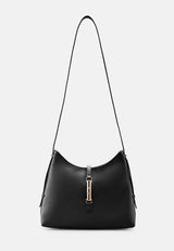 Hobo Bag „Loviisa“ Midi mit Statement- Schließe in Schwarz