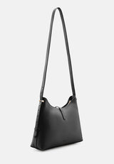 Hobo Bag „Loviisa“ Midi mit Statement- Schließe in Schwarz