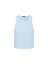 Figurbetontes Top - Hellblau