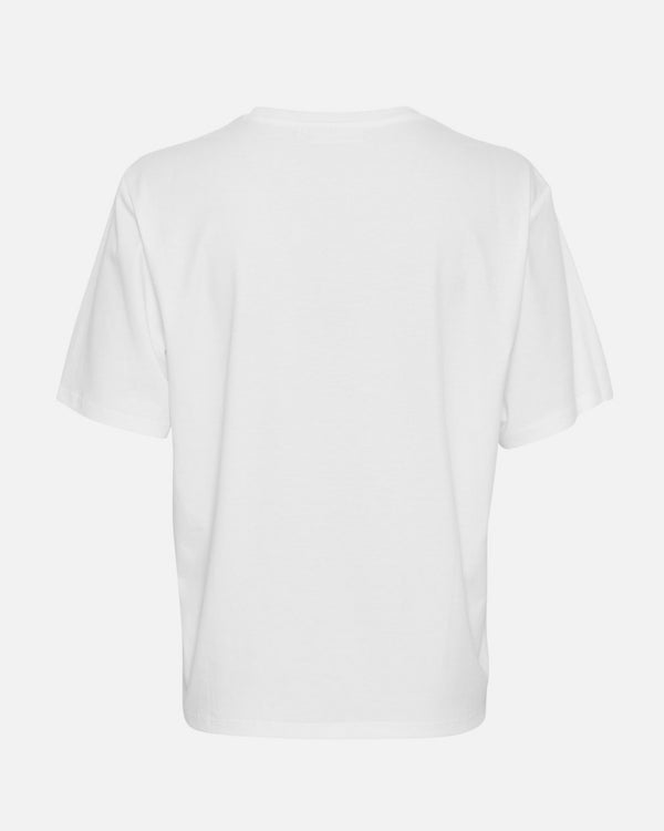 T-Shirt Melea Icon in Bright White/Black