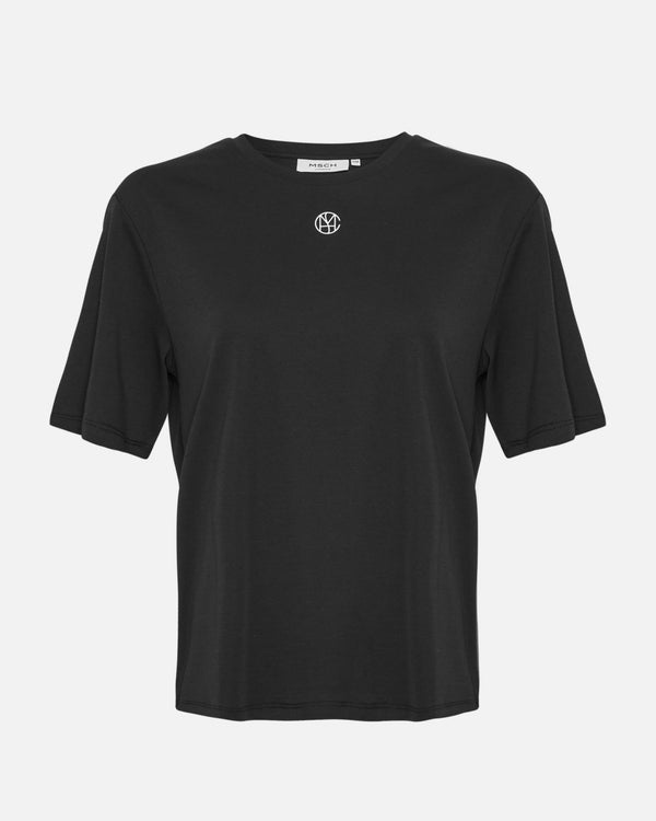 T-Shirt Melea Icon in Black/Egret