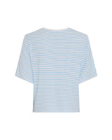 T-Shirt Jana in Weiß/Blau gestreift