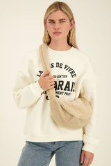 Teddy Tasche in Beige