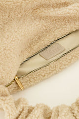 Teddy Tasche in Beige