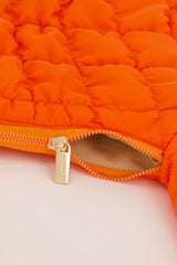 Puffertasche in Orange