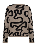 Pullover Ani in Simply Taupe MLG w. Black