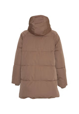 Daunenmantel Pavine Hood in Chocolat Chip