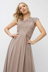 Abendkleid Oyster Crochet Maxi - SHILA