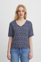 Bluse Marrakech in Total Eclipse Dot