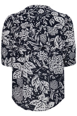 Bluse Bubble in Navy Blazer Mix