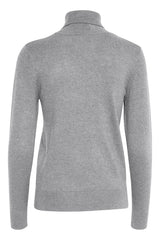 Rollkragen Pullover Pimba in Midgray Melange