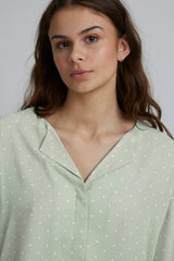 Bluse Hialice in Frosty Green