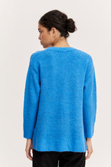 Cardigan Mirelle Short in French Blue Mel