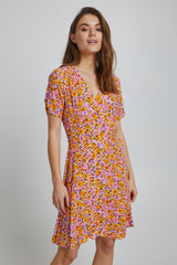Kleid Flouri in Peach Purée Mix