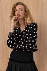 Bluse Josa in Off White Mix