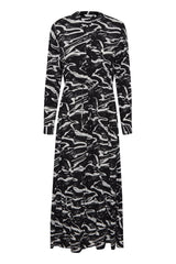 Kleid Josa Maxi in Black Mix