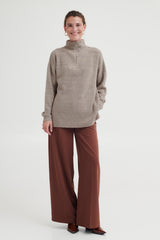 Pullover Nora in Cement