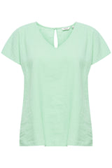 Bluse Falakka V-Neck in Spring Bud