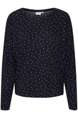 Pullover Karina in Blue Deep Melange