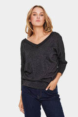 Pullover Kila Shimmer in Black