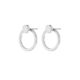 Ohrringe Construct Circle Silber