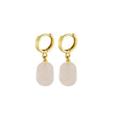 Ohrringe Cecil Rose Quartz Gold