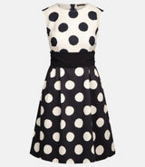Sommerkleid in Navy- Creme