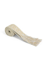 Gürtel Avi Willow in Beige/Weiß