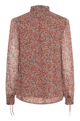 Bluse Fibba in Brandy Brown