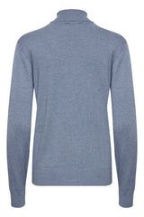 Rollkragen Pullover Pimba in Stonewash Melange