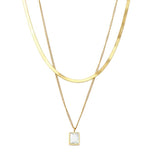 Kette Hope Crystal in Gold/ Weiß