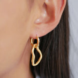 Ohrringe Violet in Gold