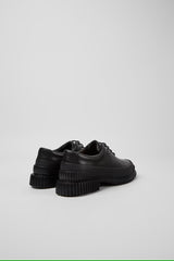 Lederschnürschuh Pix in Schwarz