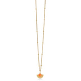Kette Soleil in Gold/ Clementine