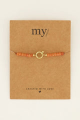 Armband Perle in Orange