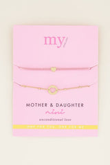 Armband Mother & Daughter Mini in Gold