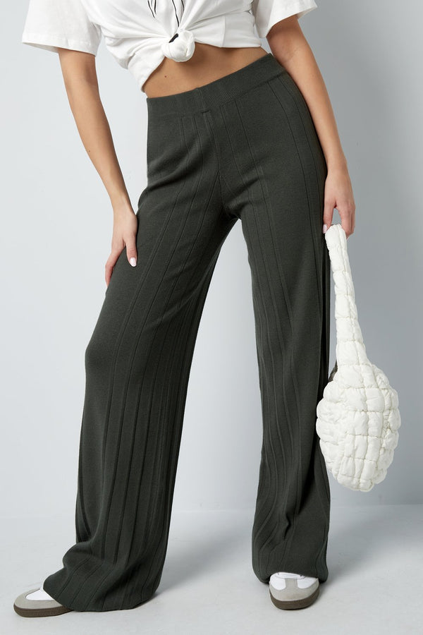 Strickhose Harmony in Grün