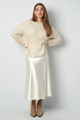 Strickpullover Alma in Beige