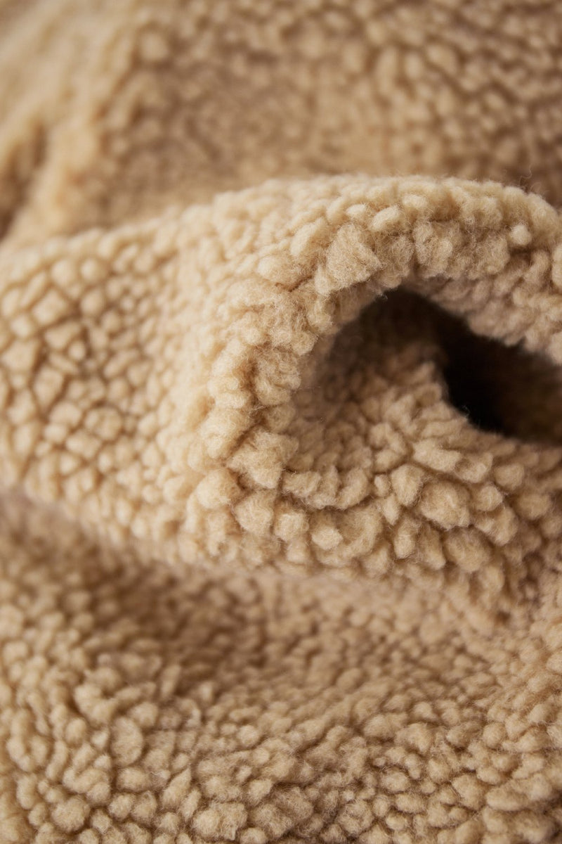 Jacke Teddy in Beige