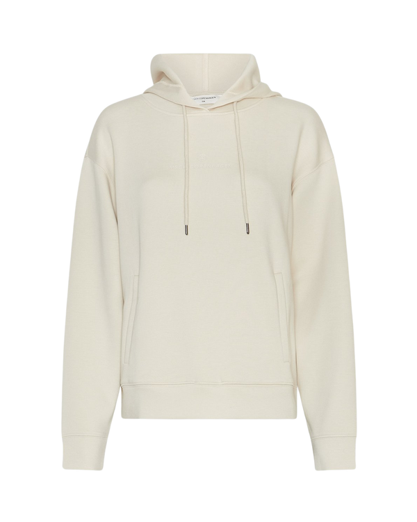Ima Q Icon Logo Hood Sweatshirt in Fog