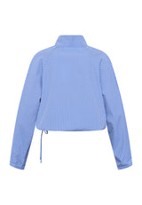 Bluse Edwin in Blau Gestreift